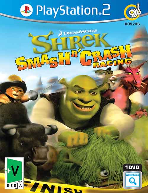 بازی Shrek Smash Crash Racing برای PS2