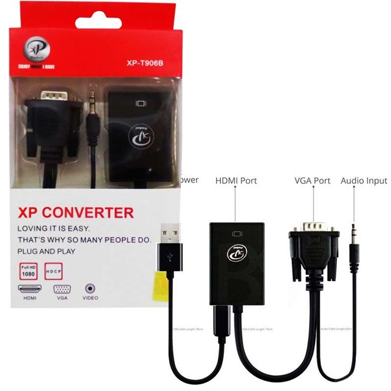 تبدیل VGA TO HDMI برند ایکس پی