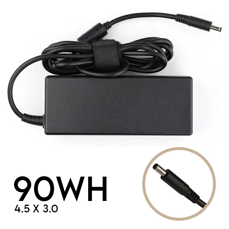 آداپتور لپ تاپ دل DELL) 90W 19.5V 4.62A) | فیش 4.5×3